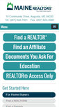 Mobile Screenshot of mainerealtors.com